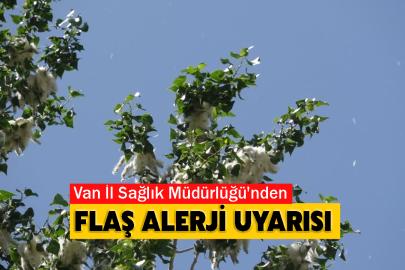 Van İl Sağlık Müdürlüğü'nden Flaş Alerji Uyarısı: