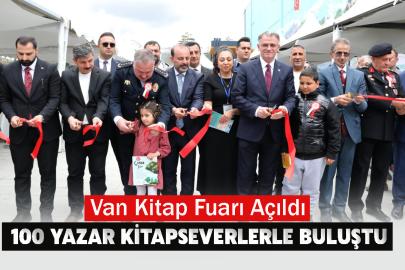 Van Kitap Fuarı Açıldı: 100 Yazar kitapseverlerle buluştu
