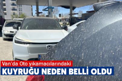 Van’da Oto yıkamacılarındaki kuyruğu neden belli oldu