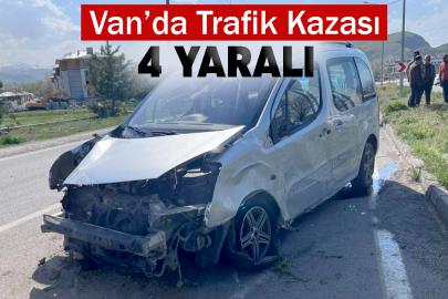 Van’da Trafik Kazası: 4 Yaralı
