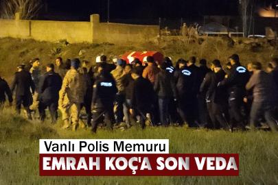 Vanlı Polis Memuru Emrah Koç'a Son Veda