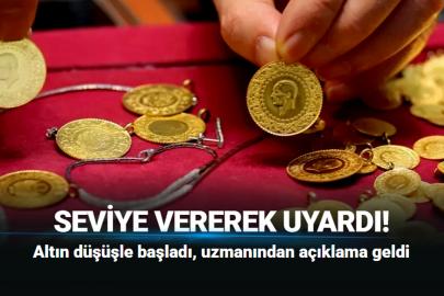 Altın haftaya düşüşle başladı! Uzman isim, seviye vererek uyardı