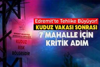 Edremit'te Tehlike Büyüyor! Kuduz Vakası Sonrası 7 Mahalle İçin Kritik Adım