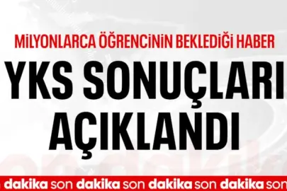 2026-YKS sonuçları açıklandı