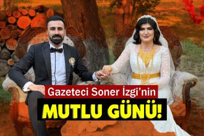 Gazeteci Soner İzgi’nin mutlu günü!