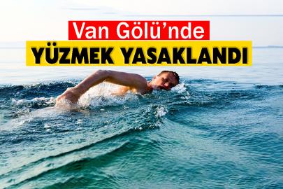 Van Gölü’nde yüzmek yasaklandı
