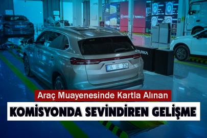 Araç Muayenesinde Kartla Alınan Komisyonda Sevindiren Gelişme
