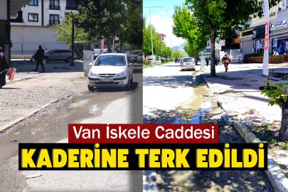 Van İskele Caddesi Kaderine Terk Edildi