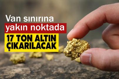 Van sınırına yakın noktada 17 ton altın çıkarılacak