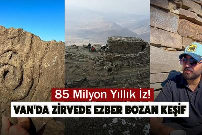 Van'da Zirvede Ezber Bozan Keşif: 85 Milyon Yıllık İz!