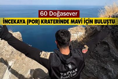 60 Doğasever İncekaya (POR) Kraterinde Mavi İçin Buluştu