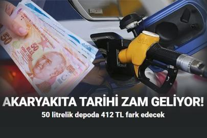 Akaryakıta tarihi zam geliyor!
