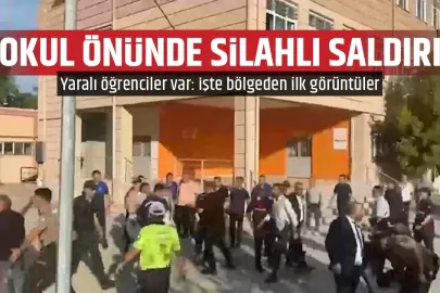 Okul önünde silahlı saldırı: 2'si ağır 10 yaralı