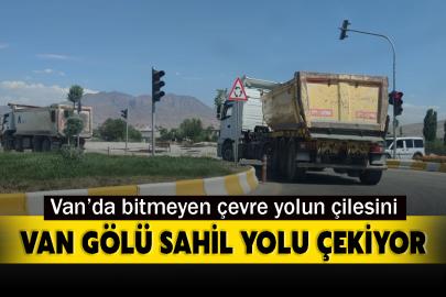 Van’da bitmeyen çevre yolun çilesini Van Gölü Sahil Yolu çekiyor