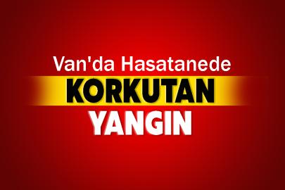 Van'da Hasatanede Korkutan Yangın