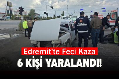 Van'da Korkunç Kaza! İpekyolu Caddesi Karıştı: 6 Yaralı