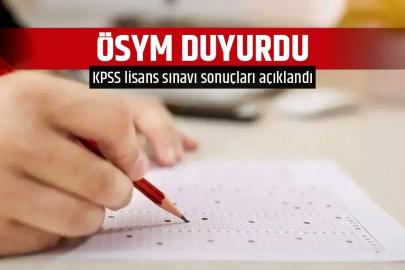 KPSS 2026 lisans sınavı sonuçlarını açıkladı