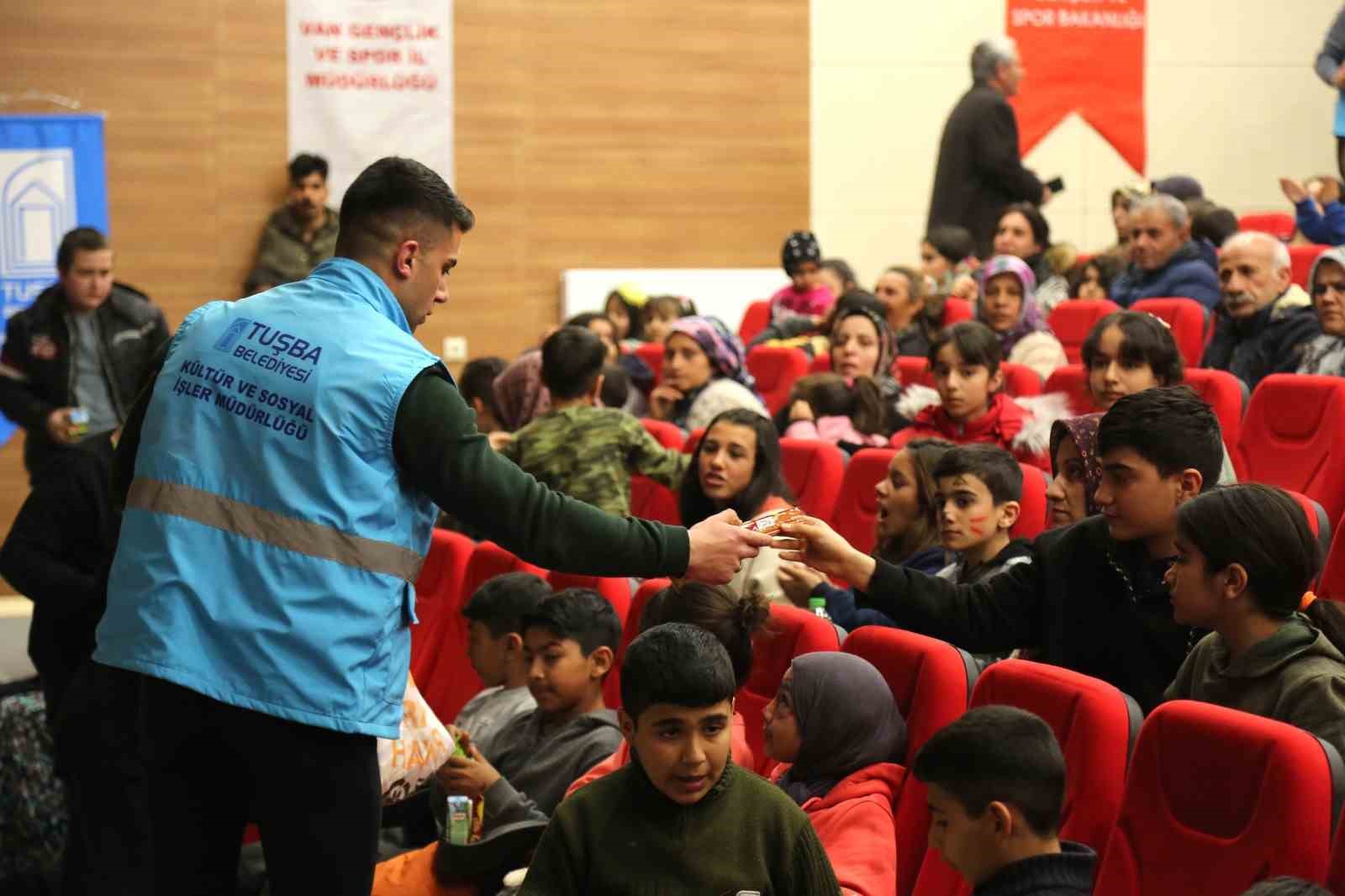 Tuşba Belediyesinden depremzedeler için etkinlik