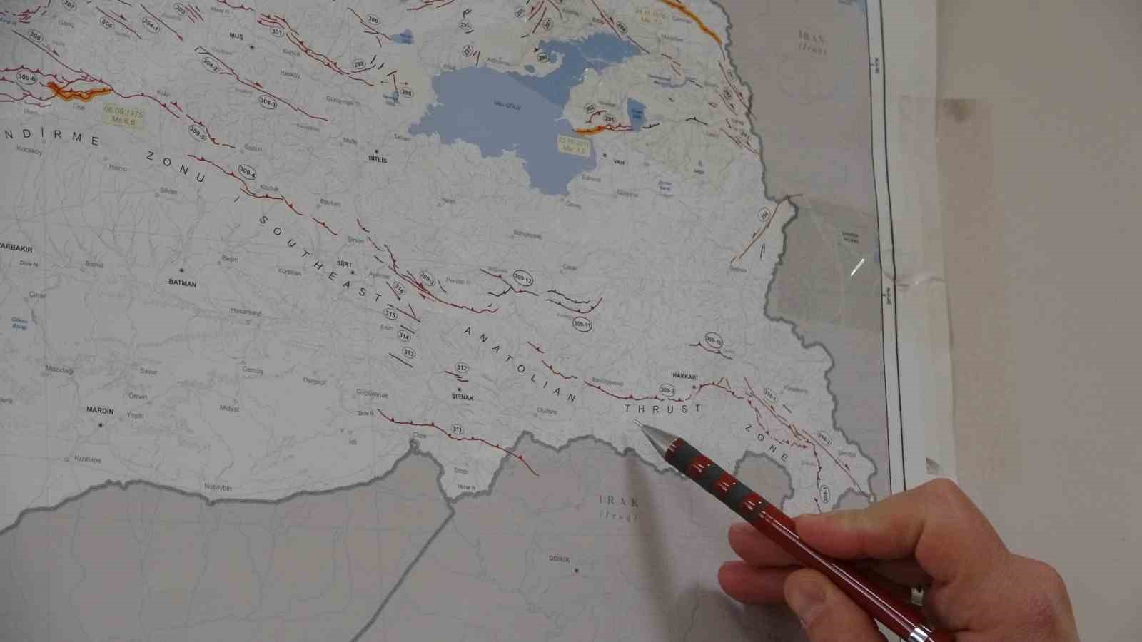 Doç. Dr. Hamdi Alkan: “Yüksekova-Şemdinli fayı düşük büyüklükte deprem üreten bir bölge”