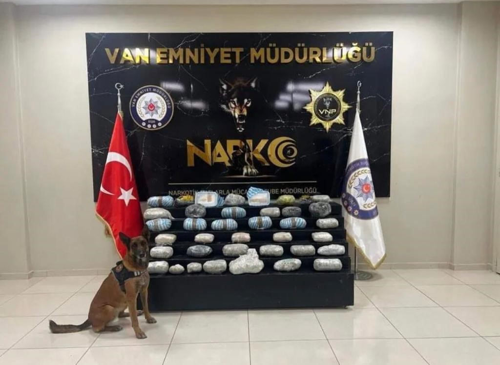 Van’da 78 kilo uyuşturucu ele geçirildi