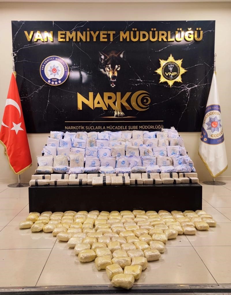 Van’da 208 kilo uyuşturucu ele geçirildi