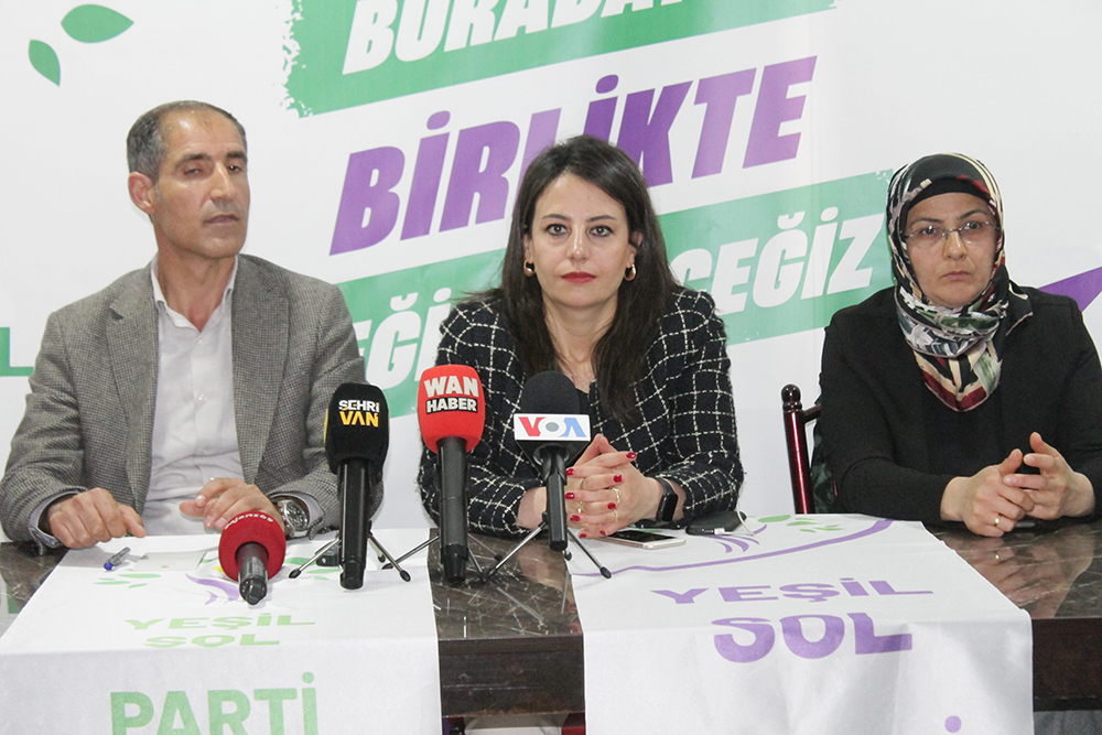 Yeşil Sol Parti Van adayları basınla buluştu