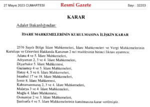 12 ilde 24 yeni idare mahkemesi kuruldu