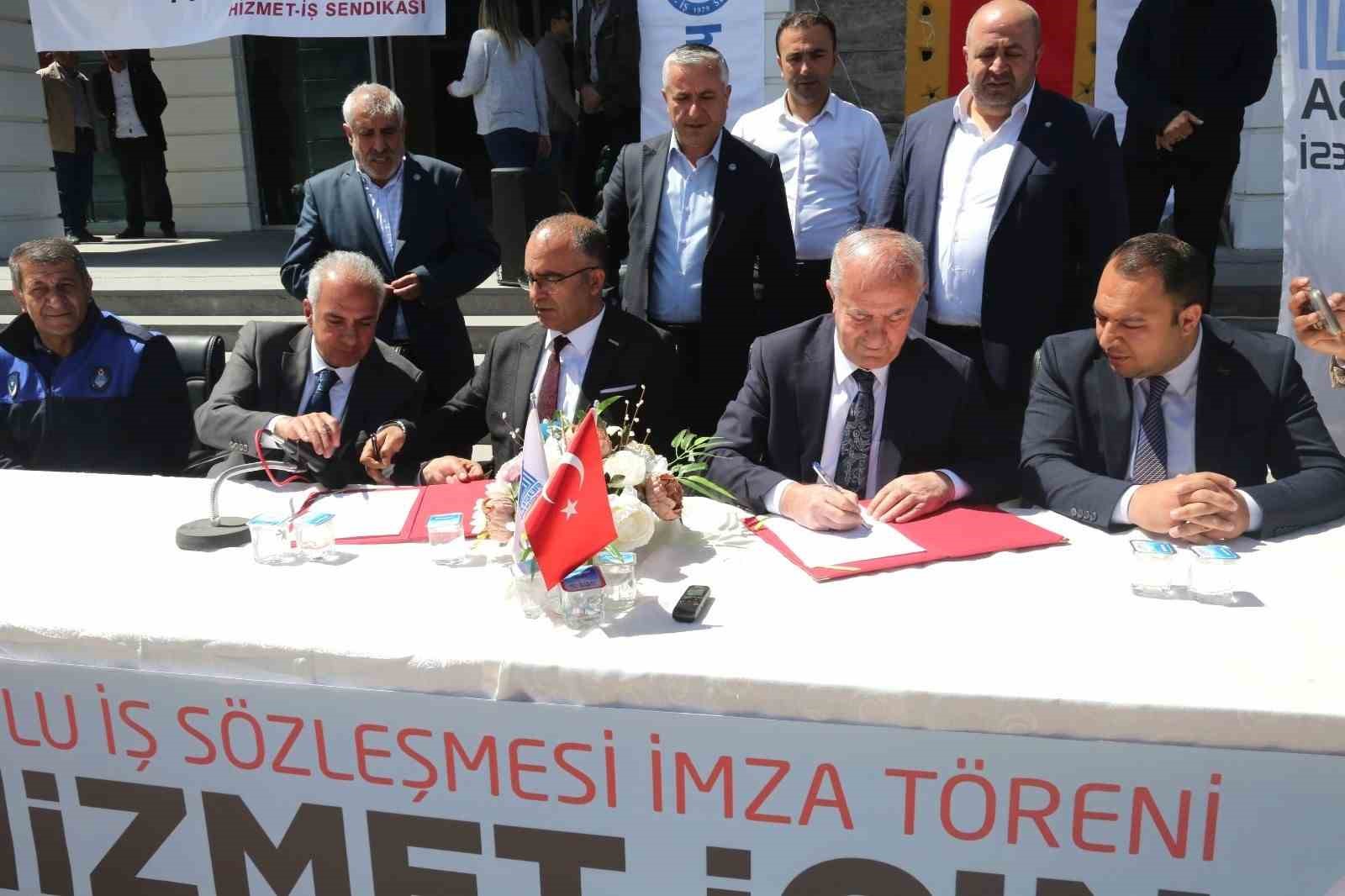 Tuşba Belediyesinde ‘Toplu İş Sözleşmesi’ sevinci