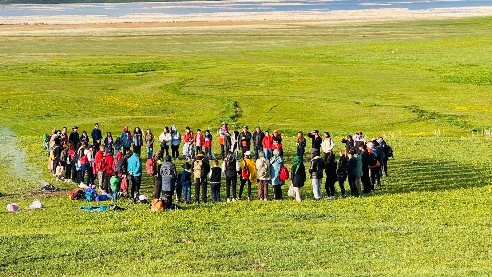 Turna Gölü doğaseverleri mest etti