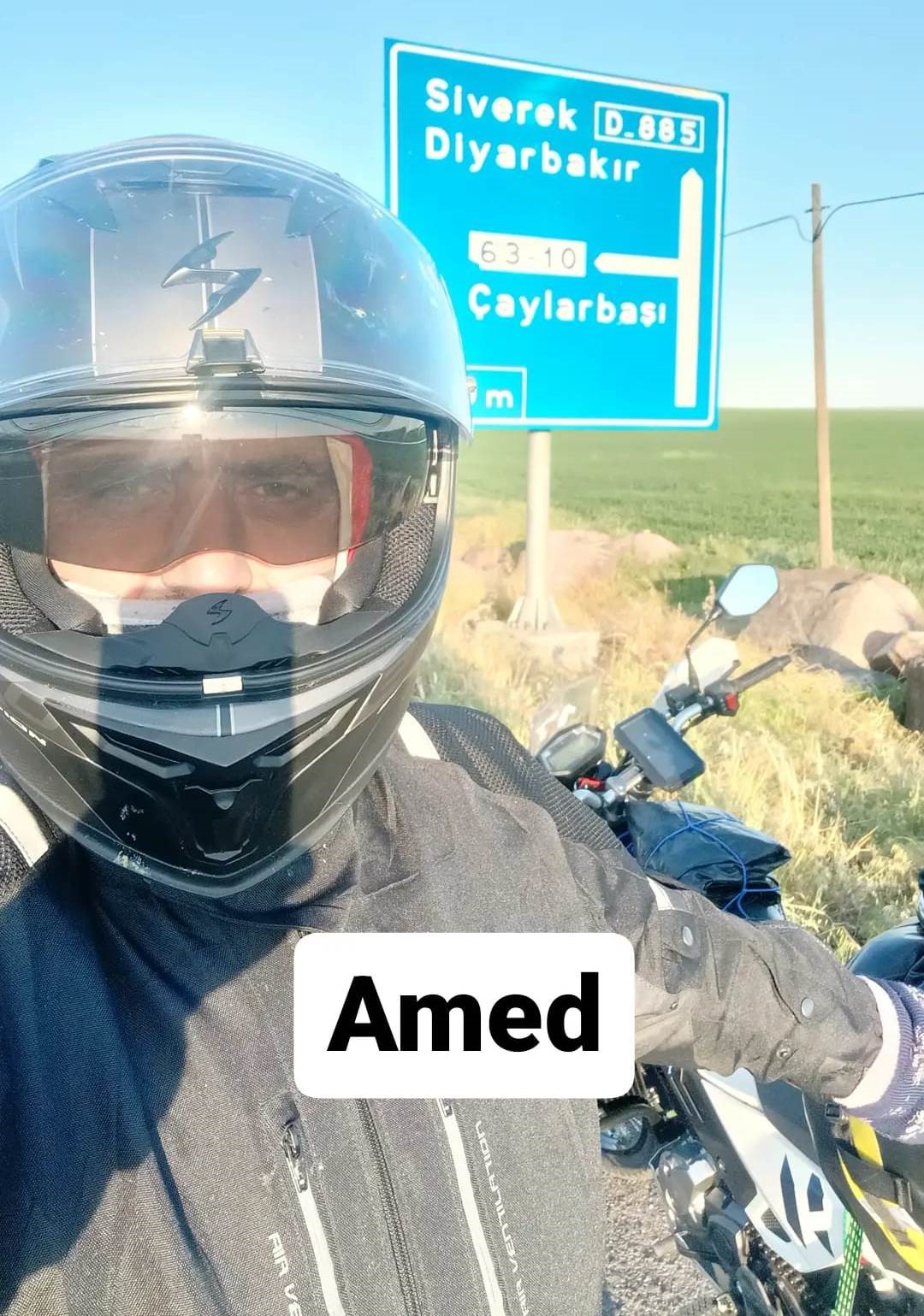 Vanlı dağcı motosikleti ile Türkiye turu yaptı