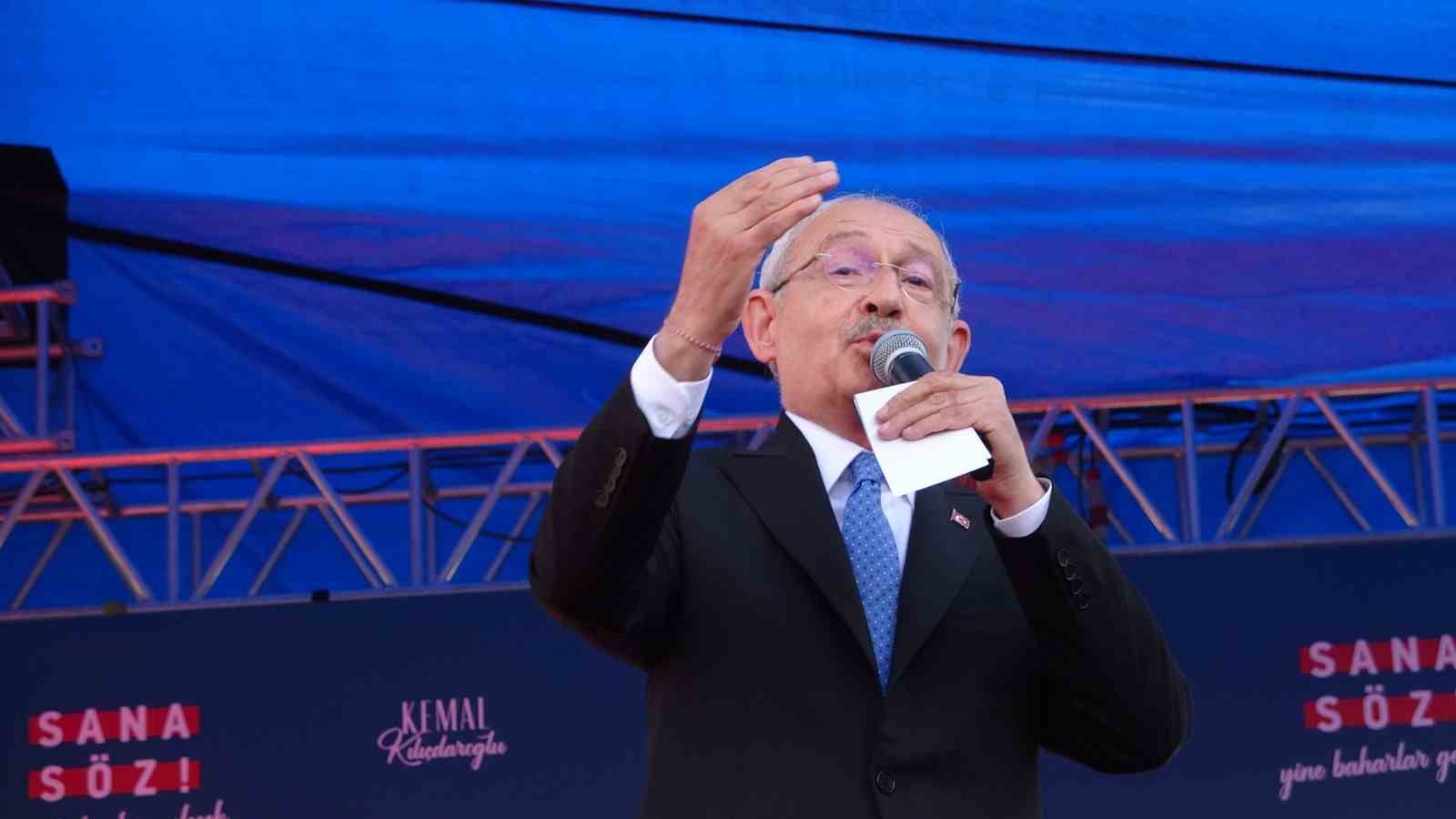 CHP Genel Başkanı ve Millet İttifakı Cumhurbaşkanı Adayı Kemal Kılıçdaroğlu: