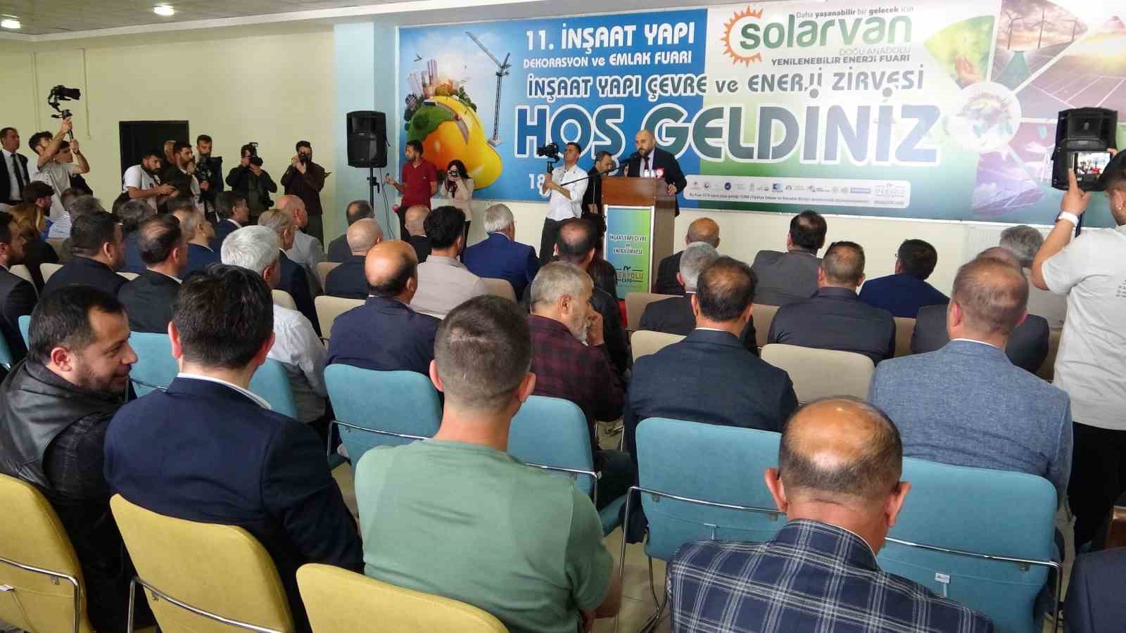 Van’da İnşaat Yapı ve Yenilenebilir Enerji Fuarı kapılarını açtı