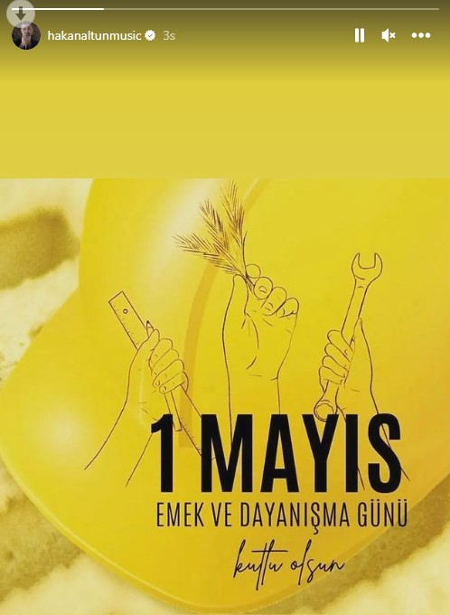 Ünlü isimlerin 1 Mayıs Emek ve Dayanışma Günü paylaşımları