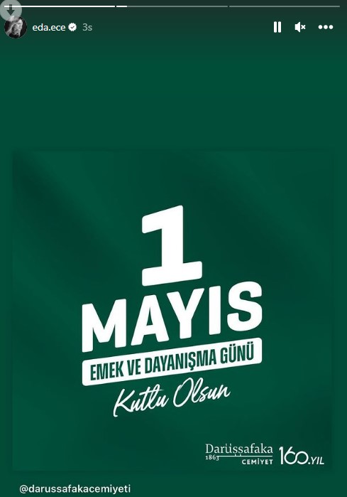 Ünlü isimlerin 1 Mayıs Emek ve Dayanışma Günü paylaşımları