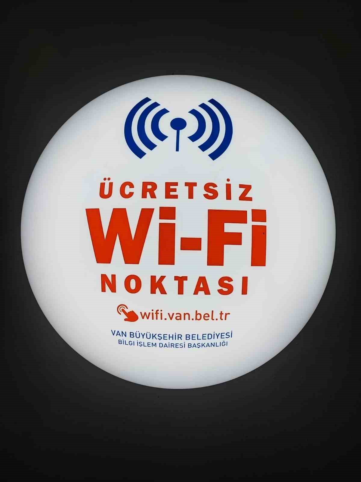 Van’da 96 noktaya ücretsiz wi-fi hizmeti