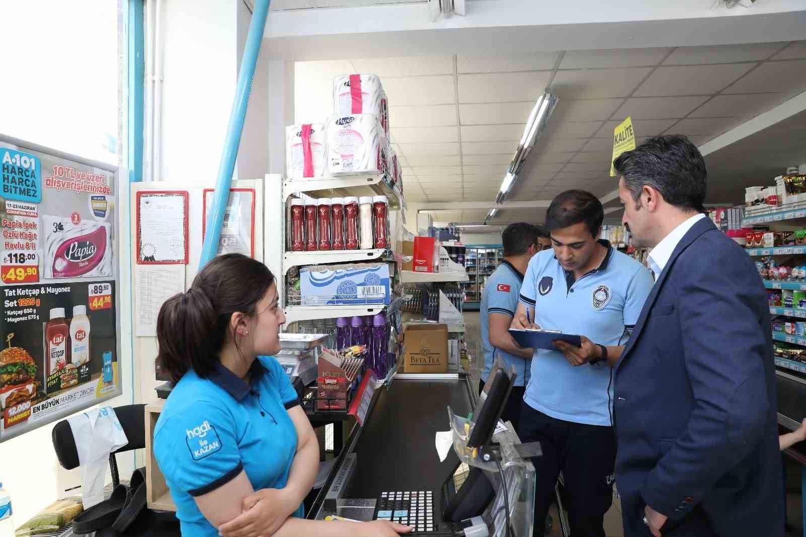 İpekyolu’nda bayram öncesi market denetimi