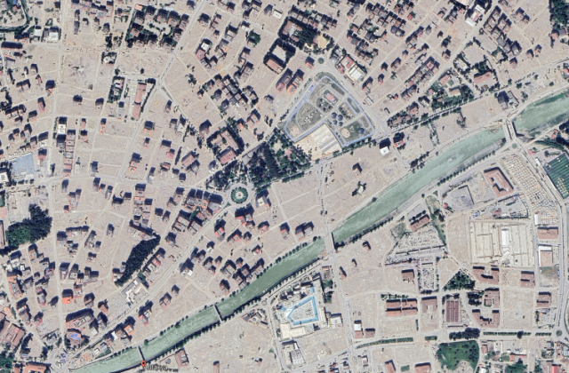 Depremin yıkıp geçtiği Hatay'da felaketin büyüklüğü uydu fotoğraflarına yansıdı