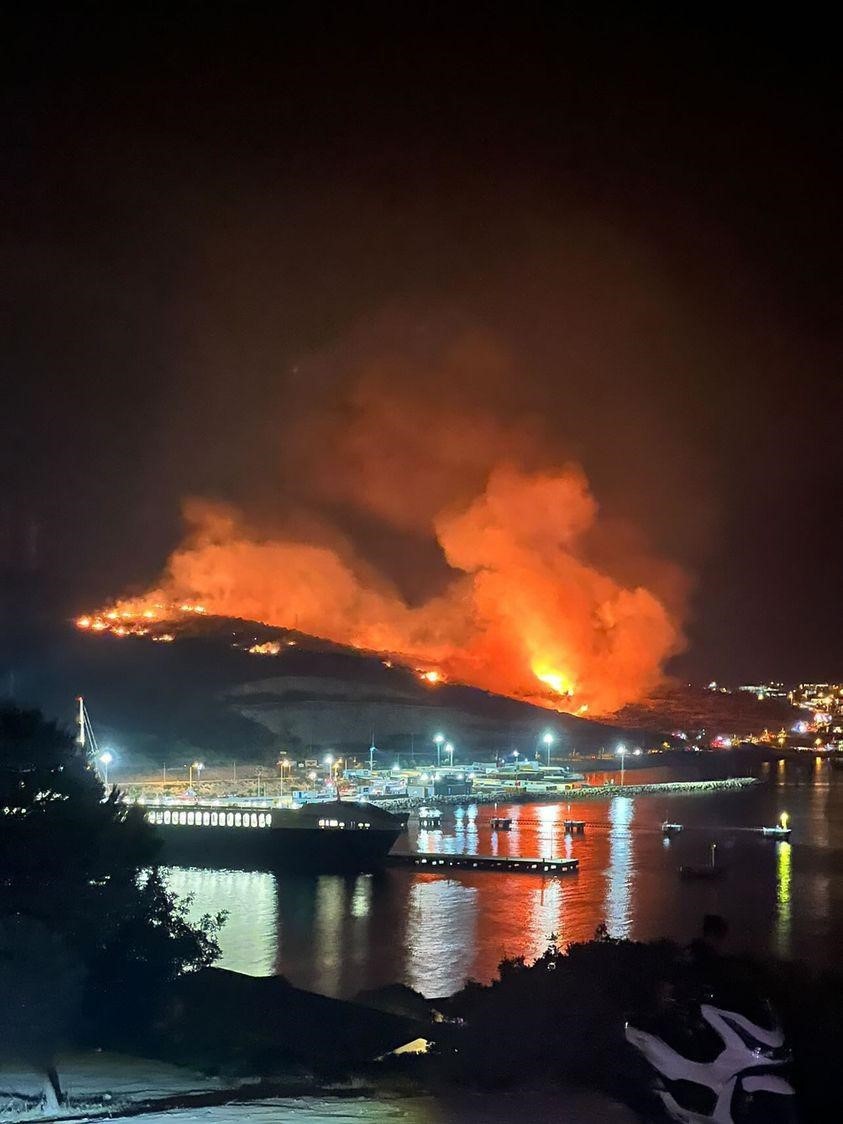 Çeşme’deki yangınla ilgili 1 şüpheli gözaltında