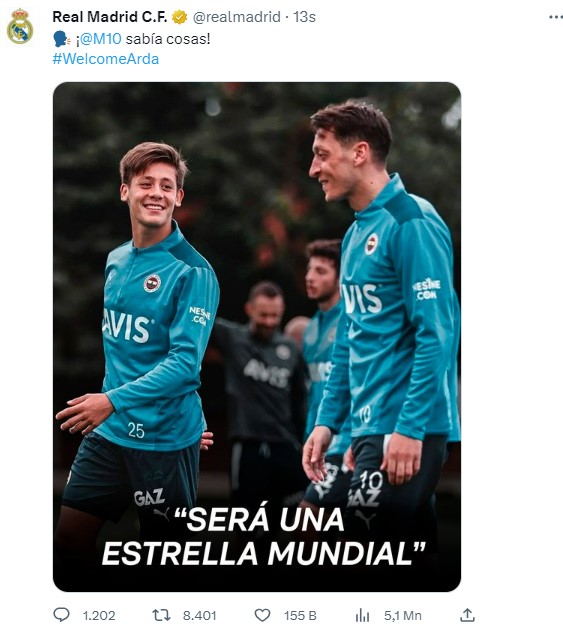 Bu ne hız Arda! Ayağının tozuyla Real Madrid tarihine geçti