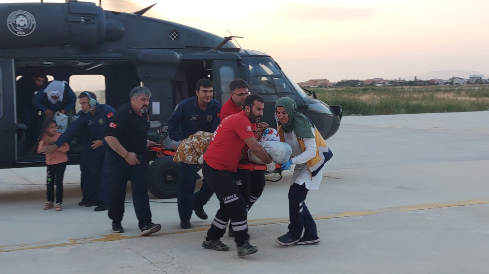 Van’da hamile kadın Skorsky helikopterle hastaneye ulaştırıldı