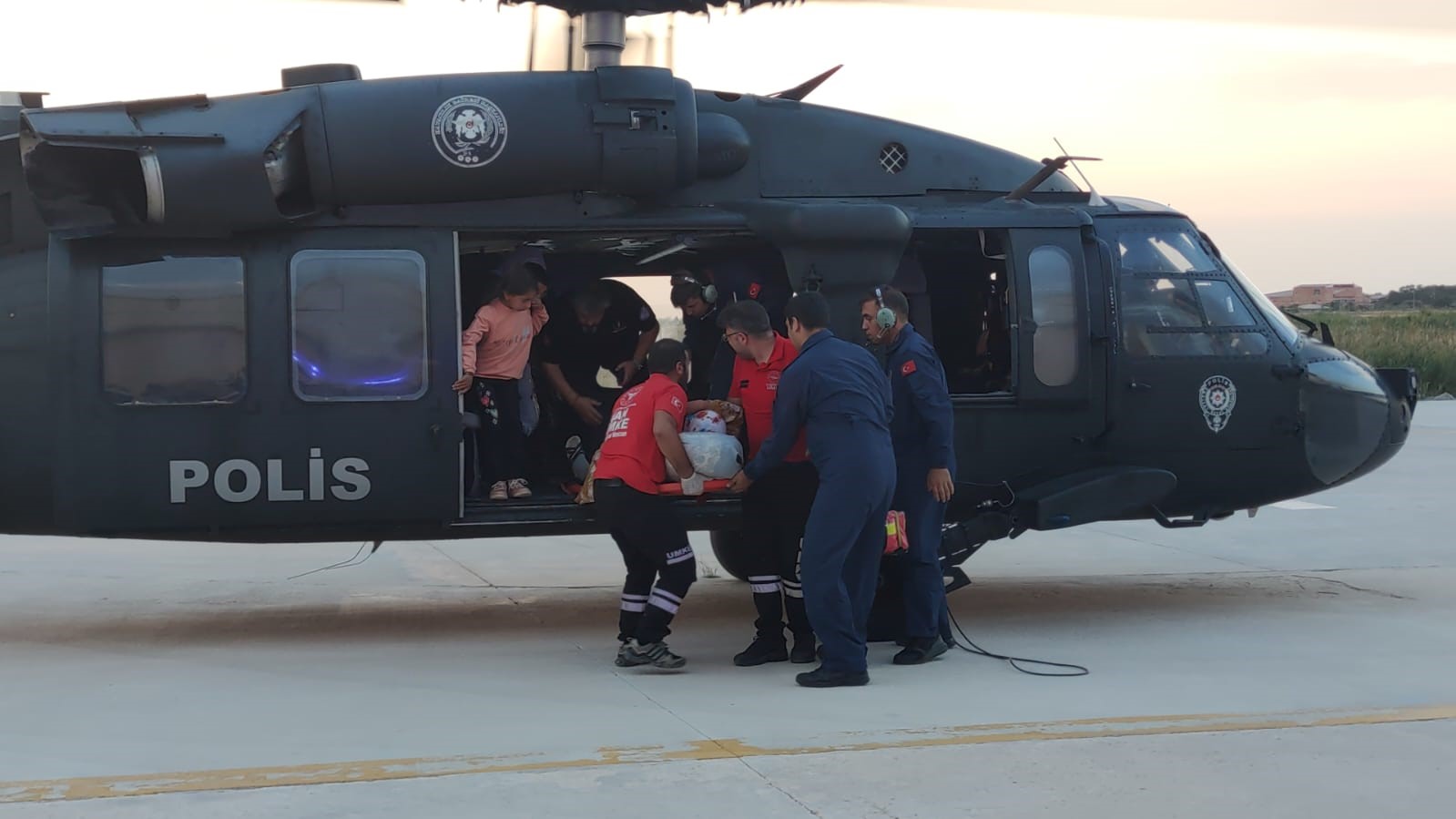 Van’da hamile kadın Skorsky helikopterle hastaneye ulaştırıldı