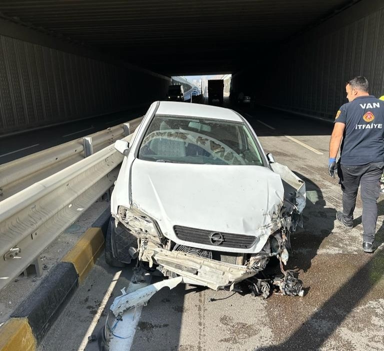 Van’da trafik kazası: 1 yaralı