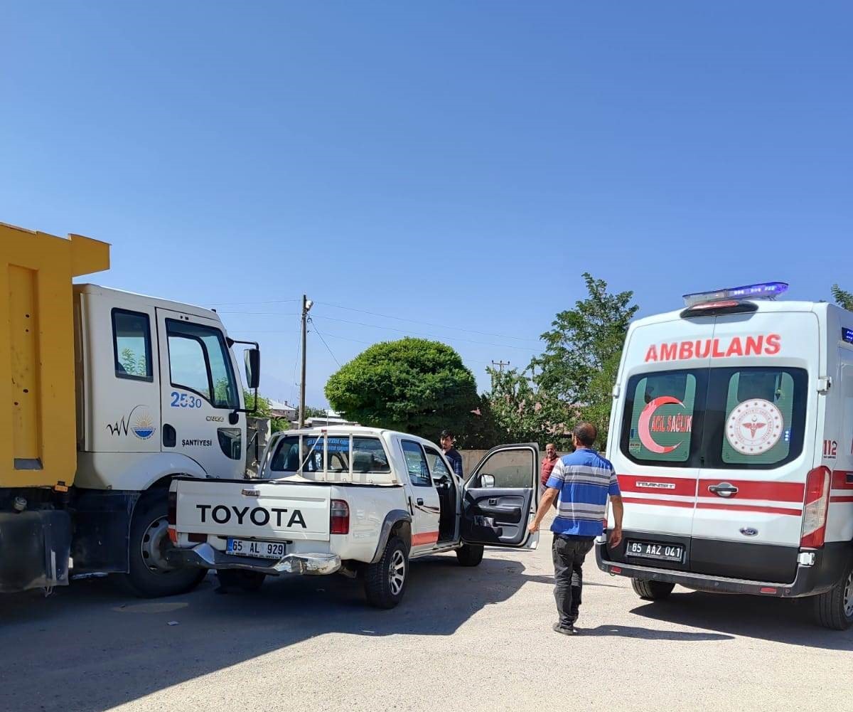 Van’da trafik kazası: 2 yaralı