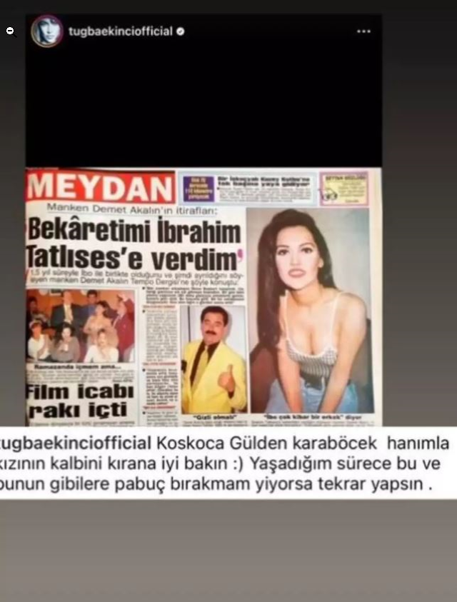 Tuğba Ekinci'den Demet Akalın'ı küplere bindirecek 