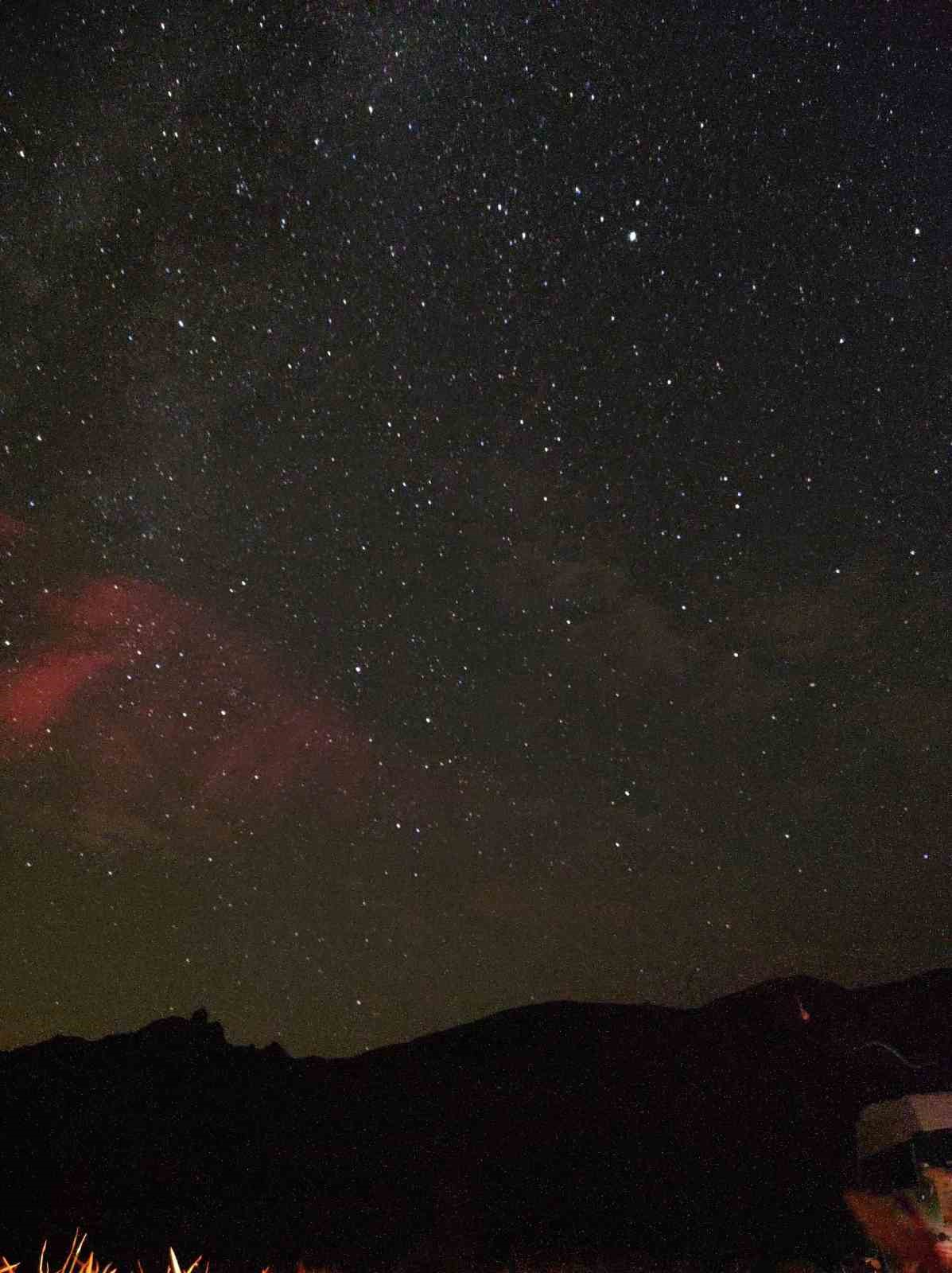 Doğaseverler meteor yağmurunu gözlemledi