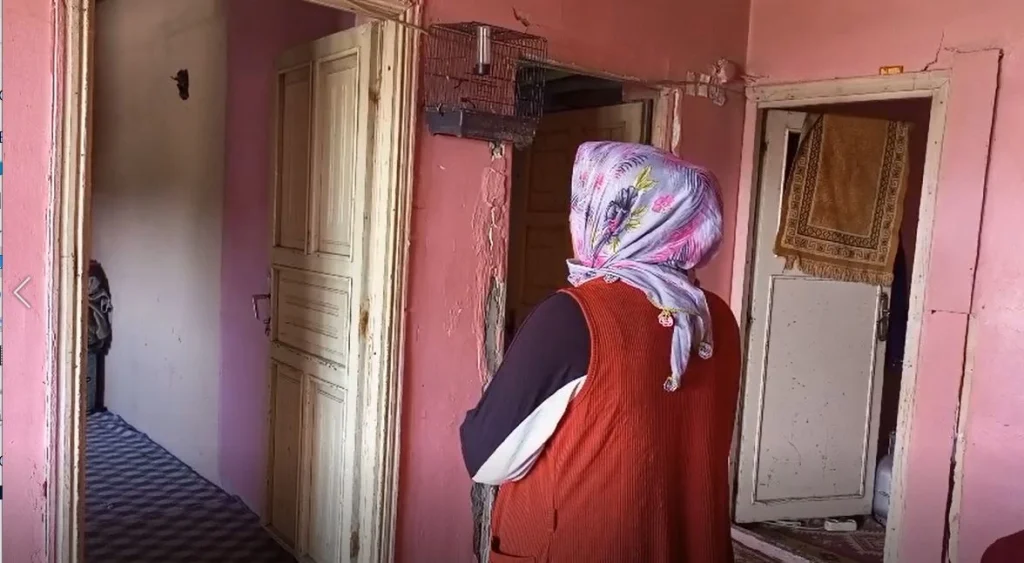 Van'da harabe evde yaşam mücadelesi