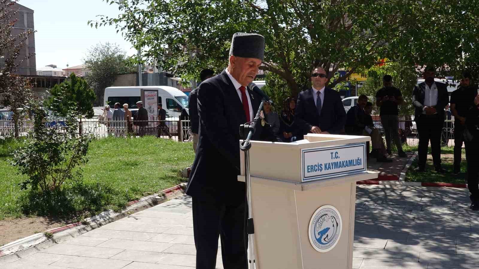 Erciş’te 19 Eylül gaziler günü programı düzenlendi