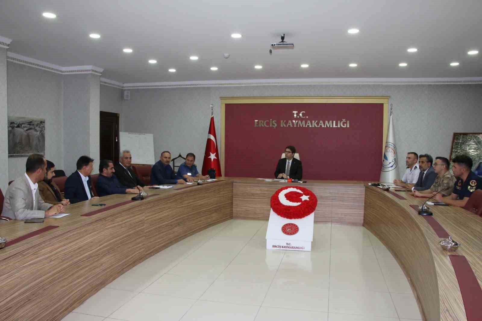 Erciş’te okul güvenliği toplantısı yapıldı