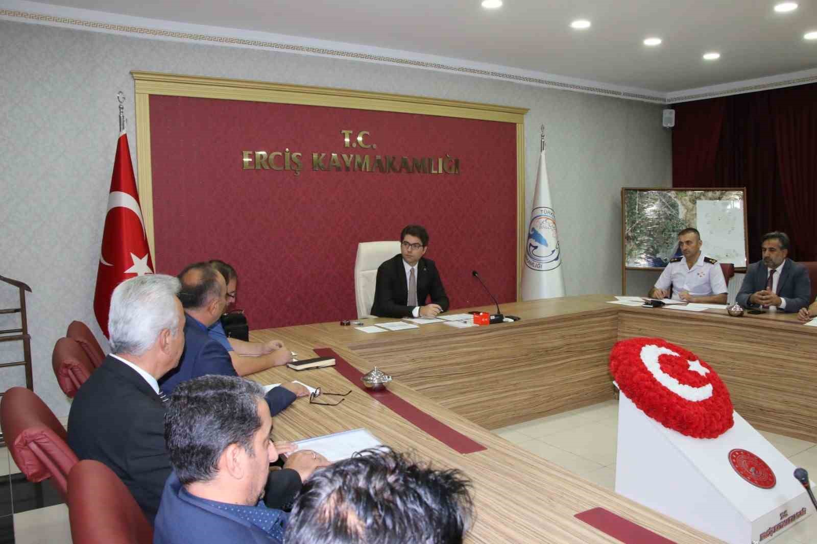 Erciş’te okul güvenliği toplantısı yapıldı