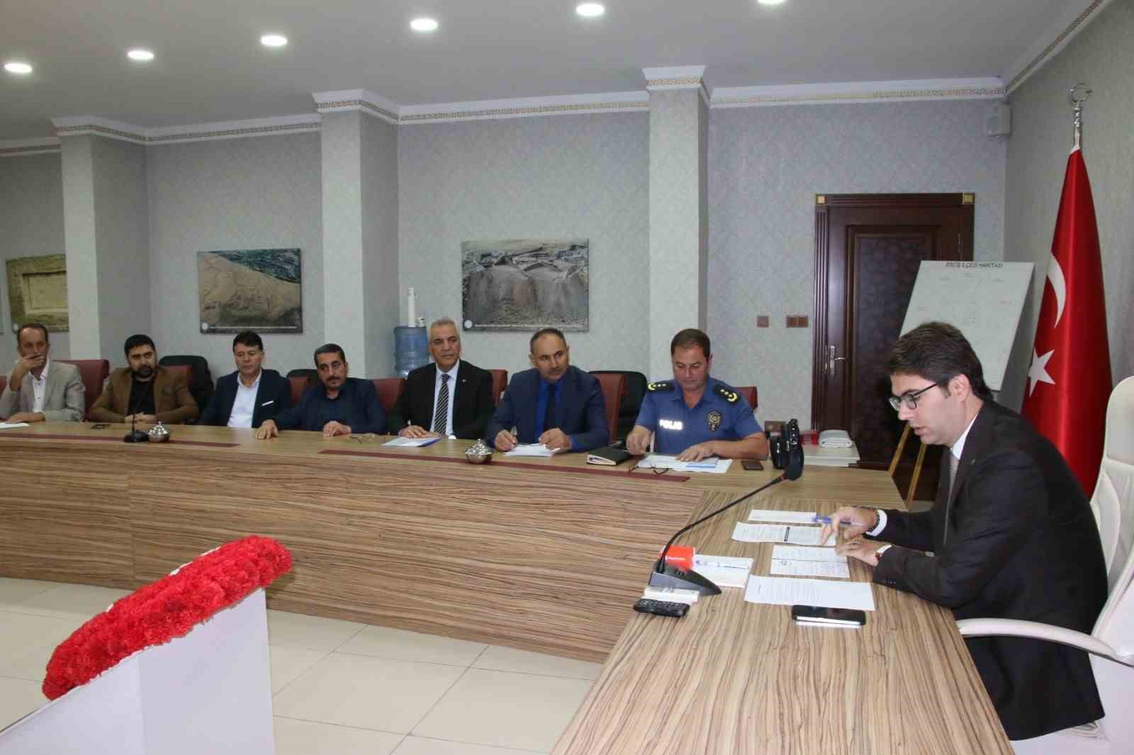 Erciş’te okul güvenliği toplantısı yapıldı